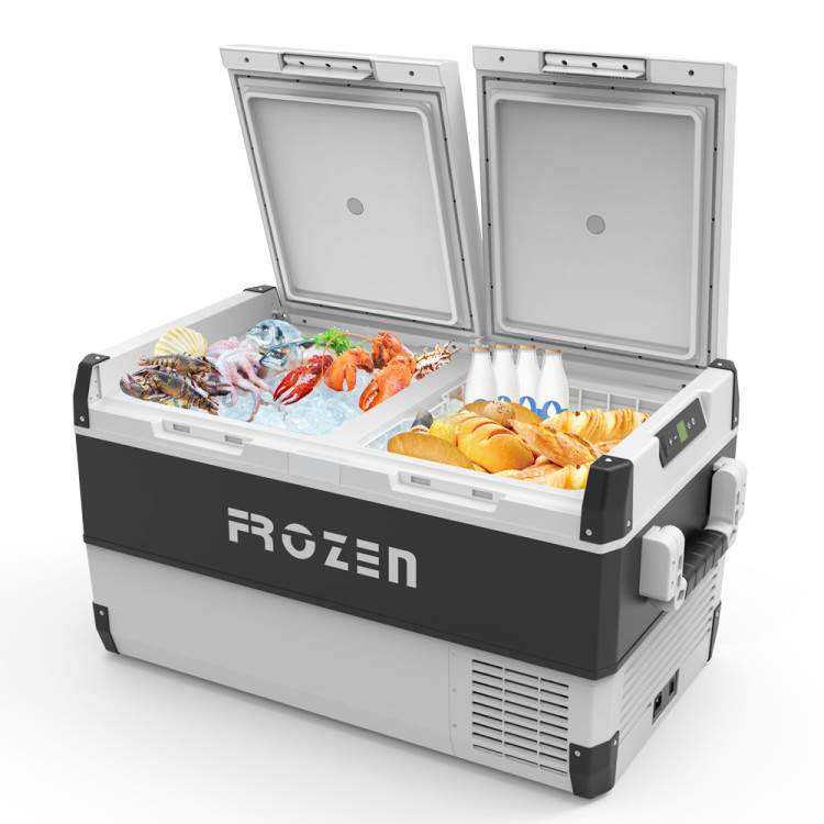 75L Compressor Portable Fridge - two doors two independent cabins  [SOLD OUT ]