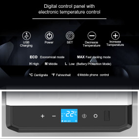 Best Selling 25L Mini Portable Compressor Fridge _ 12/24/240v _ DC AC Car Refrigerator for Home and Outdoors Activities.