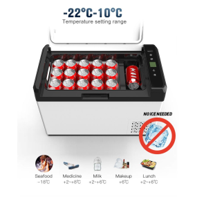 Best Selling 25L Mini Portable Compressor Fridge _ 12/24/240v _ DC AC Car Refrigerator for Home and Outdoors Activities.
