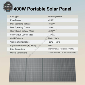 ARKTOS Portable Solar Panel | 400W [sold out]
