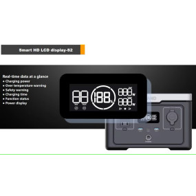 OUPES  ENERGY STORAGE 600W - 256Wh / Super fast charging
