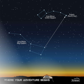 ΣΚΗΝΗ ΟΡΟΦΗΣ ΑΥΤΟΚ. - URSA MAJOR  160x310cm.  [ARKTOS]  Χωρίς Εξτρά Κάτω δωμάτιο ANNEX  [ARKTOS]