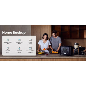 OUPES Mega 1 Home Backup & Portable Power Station | 2000W 1024Wh