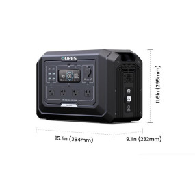 OUPES Mega 1 Home Backup & Portable Power Station | 2000W 1024Wh