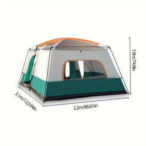 Family Tent with two rooms| sizes S (4-5 People)