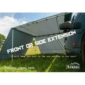 Side extension wall for CAR AWNING [2m*2.5m]