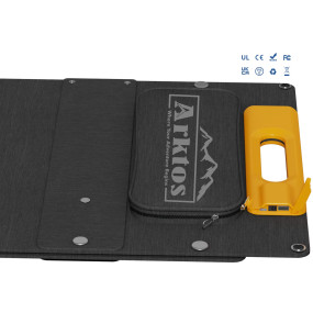 ARKTOS Portable Solar Panel 120w _ USB PORT_