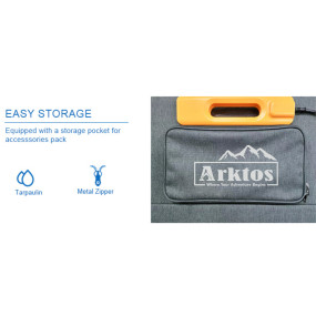 ARKTOS Portable Solar Panel | 210W suitable for all car fridge & power supply _ and more _
