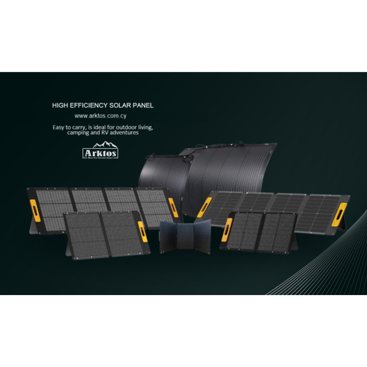 ARKTOS Portable Solar Panel | 210W suitable for all car fridge & power supply _ and more _
