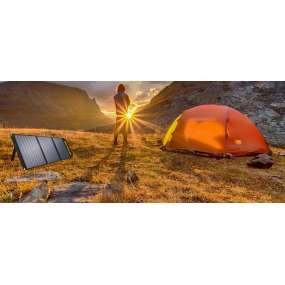 OUPES Portable & Foldable Solar Panel|240W|Ultra-Thin and Lightweight Design
