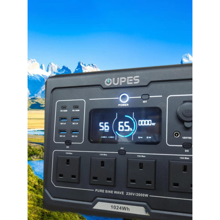 OUPES Mega 2 Home Backup, Φορητός Ηλεκτρικός Σταθμός | 2500W, 2048Wh
