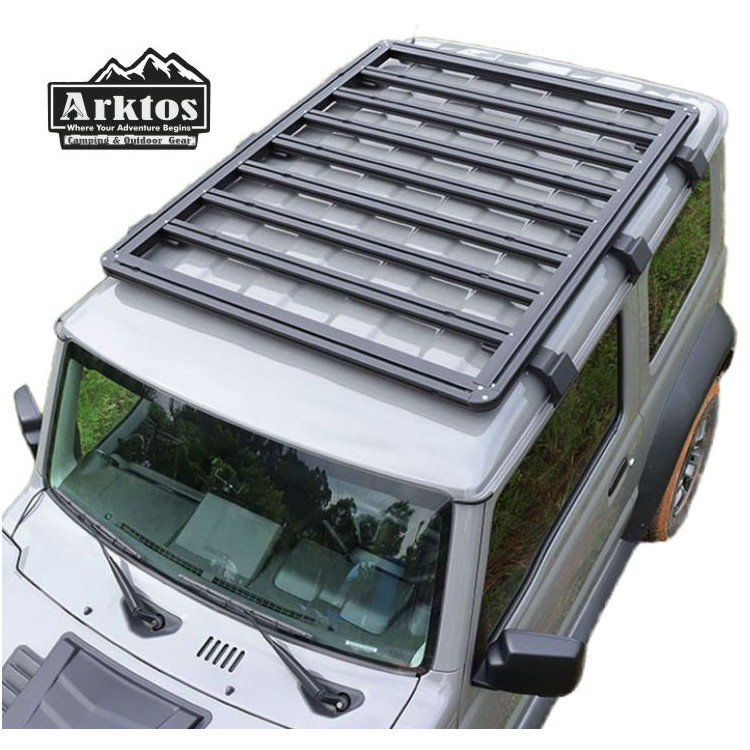 Premium Series Aluminium Full length Roof Rack fits Suzuki Jimny GJ 2018 onwards 2 + 4 Door Platform Steel Low Profile