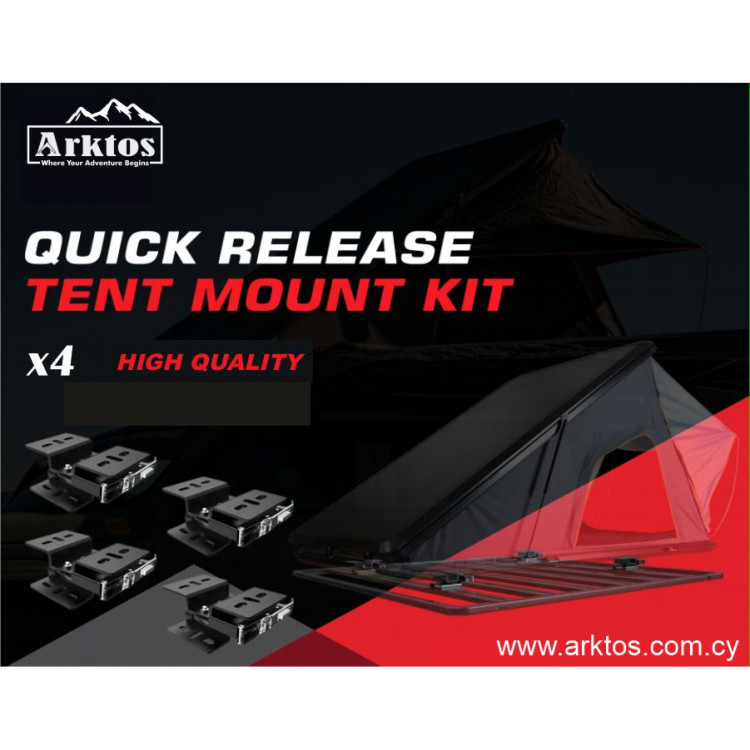 HIGH QUALITY  QUICK RELEASE TENT MOUNT KIT _ FOR CAR ROOF TENT / 4 PIECE