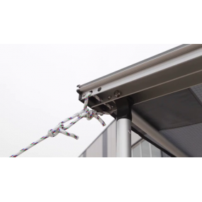 Πλαϊνή τέντα αυτοκινήτου 2.5m*3m - Φωτισμός με ταινίας LED 2m