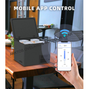 Ψυγειοκαταψύκτης αυτοκινήτου EPP διπλής ζώνης 40L με συμπιεστή και ελαφρύ βάρος - 6 κ.