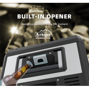 50L METAL Portable Car Refrigerator / Two independent cabins, for freezer and refrigerator separate / Car Truck RV caravan