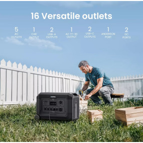 OUPES Mega 5 Home Backup & Portable Power Station | 5000W 5040Wh