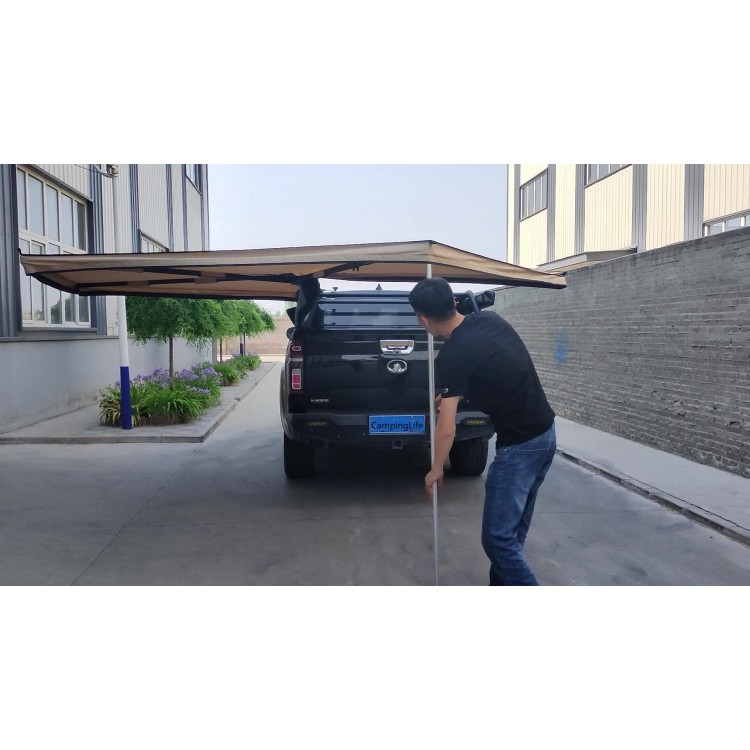 Pullout Vehicle Side Awning 270 Degree